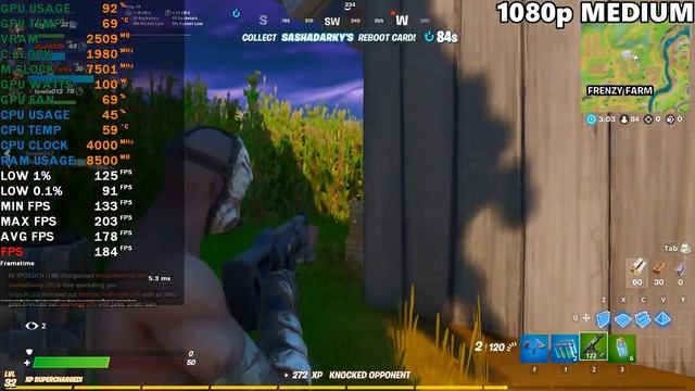 RYZEN 5 2600 GTX 1650 SUPER | FORTNITE SEASON 3 | DX12 | 720p 1080p 1440p 4K смотреть онлайн