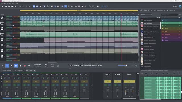Magix Music Maker - Synth Sound 2 Using the DN-e1 Synth смотреть онлайн