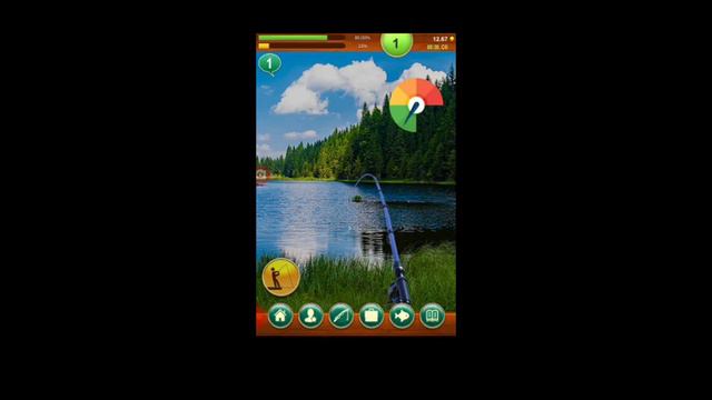 Поймал карася в 613 грамм. В симуляторе рыбалки. смотреть онлайн