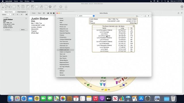 Traditional Features in Astro Gold Astrology Software for Mac OS смотреть онлайн
