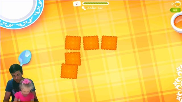 Малыш Ам ням Om nom Игра для детей как мультик. Уход за маленьким зеленым чудиком. смотреть онлайн