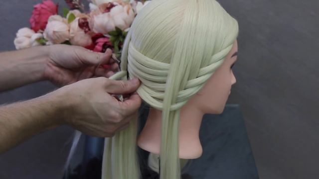 Feather⚜Hairstyle using Topsy tail tool смотреть онлайн