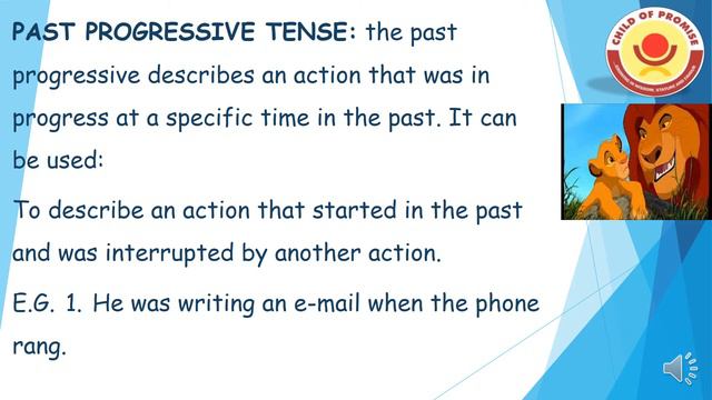 WEEK 3 GRADE 5 GRAMMAR POWER POINT VIDEO ON VERB TENSES PRESENT PROGRESSIVE, PAST PROGRESSIVE AND F смотреть онлайн