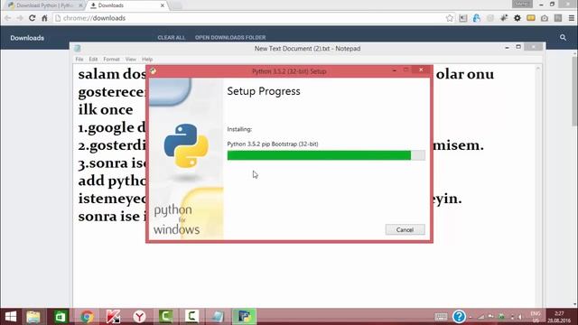 How to install Python 3.5.2 (Python nece yuklemek olar?) смотреть онлайн