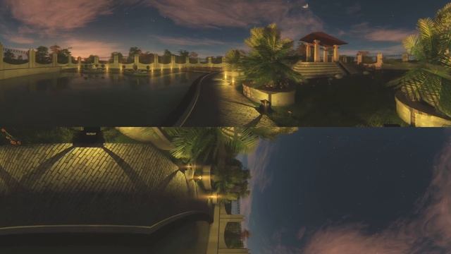landscaping design 360 animation VUE. смотреть онлайн