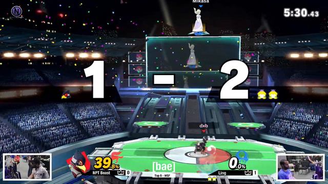 [bae101] Top 8 - WSF - Ling (Peach) Vs. NPT Beast (Pokemon Trainer, Falco) - SSBU Tournament смотреть онлайн