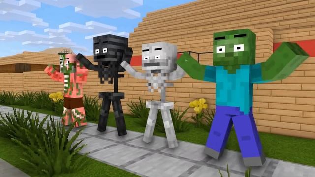Monsters became HUNK: "ALL EYES ON ME" : Minecraft Animation смотреть онлайн