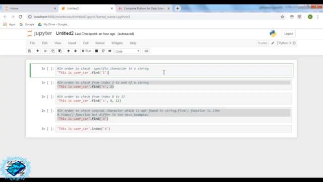 String Find & Index function in Python смотреть онлайн