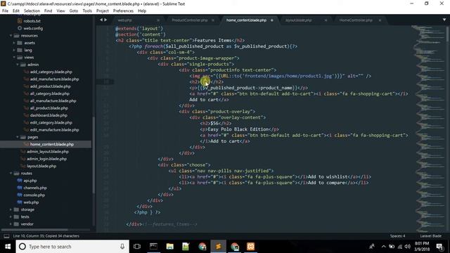 E-commerce project by laravel 5.6 part-24 смотреть онлайн