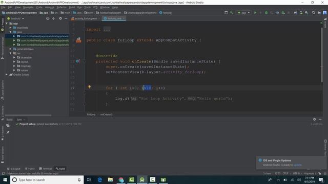 How To Use FOR LOOP In Android Studio - Android APP Development Tutorial Series 2019 смотреть онлайн