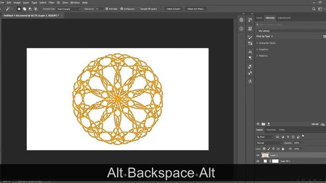 Paint symmetry Photoshop CC 2020 | Mandala in photoshop Explained смотреть онлайн