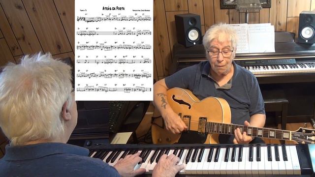 Atrás da Porta - Jazz guitar & piano cover ( Francis Hime & Chico Buarque ) смотреть онлайн