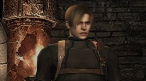 Resident Evil 4 Побег от гигантской статуи карлика