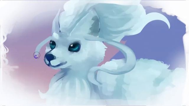 Painting Alolan Vulpix and Ninetails (Paint Tool Sai) смотреть онлайн