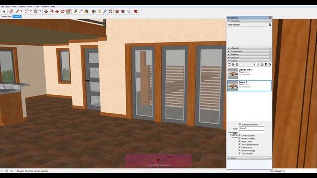 Sketchup Scenes Tutorial смотреть онлайн