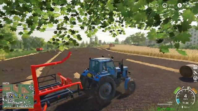 КУПИЛ ОЧЕНЬ БОЛЬШОЙ И МОЩНЫЙ ТРАКТОР В КОЛХОЗ! КИРОВЕЦ К-7М В FARMING SIMULATOR 19 смотреть онлайн