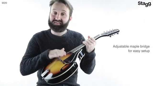 Stagg M20 Bluegrass Mandolin смотреть онлайн