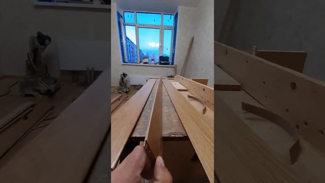 Монтаж межкомнатных дверей, шпон, натуральный дуб, магнитные защелки. (Ч.4) смотреть онлайн