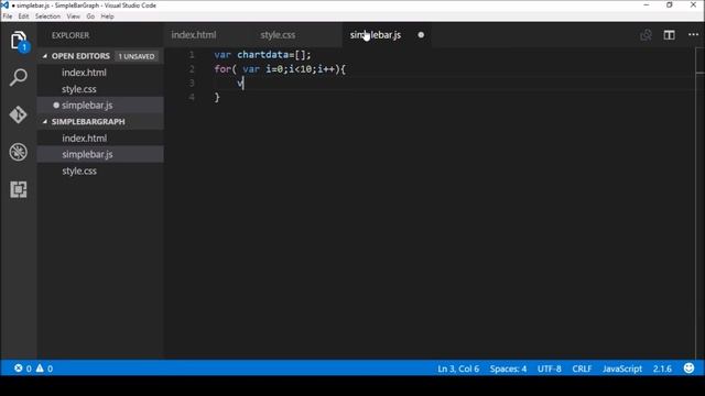 Create Simple Bar Graph using d3.js смотреть онлайн
