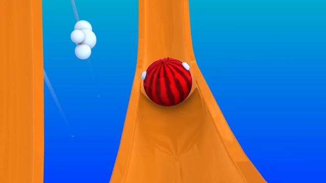 Learn Colors With PACMAN And Farm WaterMelon 3D Soccer Ball Street Vehicle For Children