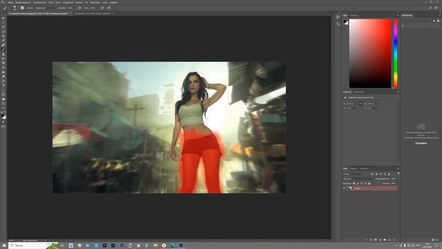 Photoshop / Быстрая маска и Выделение в Фотошоп / Как вырезать объект на новый фон в Фотошоп смотреть онлайн