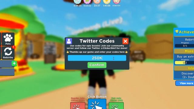 *9 CODES* ALL WORKING CODES FOR CLICKER SIMULATOR 2022! ROBLOX CLICKER SIMULATOR CODES смотреть онлайн