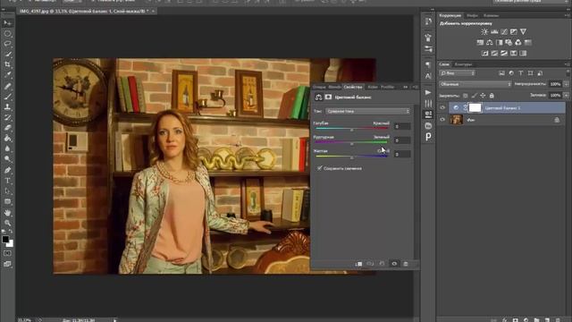 Если фотография получилась желтой - как исправить в Фотошопе смотреть онлайн