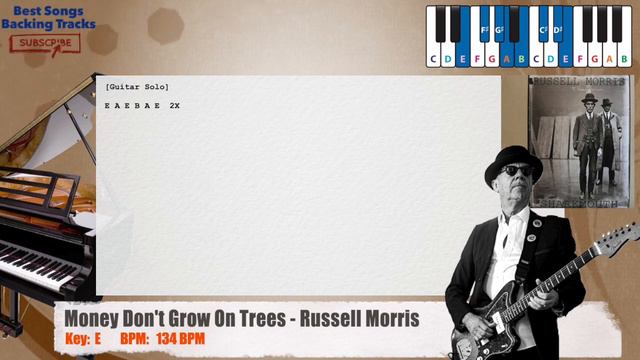 🎹 Money Don't Grow On Trees - Russell Morris Piano Backing Track with chords and lyrics смотреть онлайн