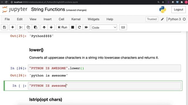 Learn how to use LOWER string function in python 3 in 2 minutes [2020] смотреть онлайн