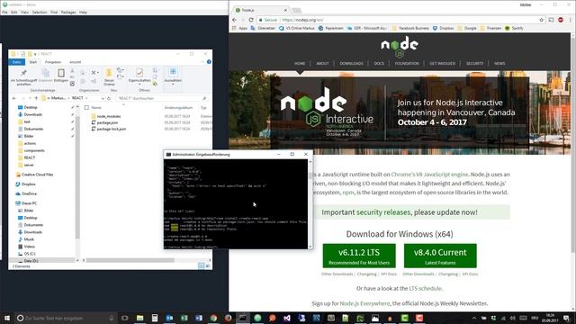 React.js Tutorial Deutsch - 2# Server Installation смотреть онлайн