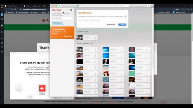 How To Download And Run AnyDesk For Remote Support - MacOS Version -