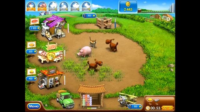 Веселая ферма 2 Фабрикатная 6 FarmFrenzy на золото смотреть онлайн