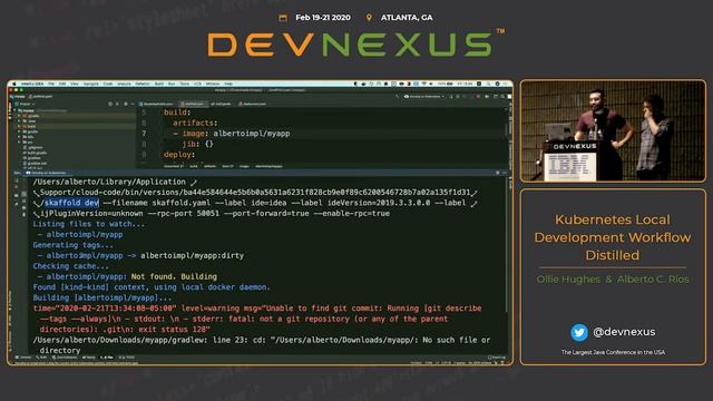 Devnexus 2020 Kubernetes Local Development Workflow Distilled Ollie Hughes Alberto C Rios смотреть онлайн