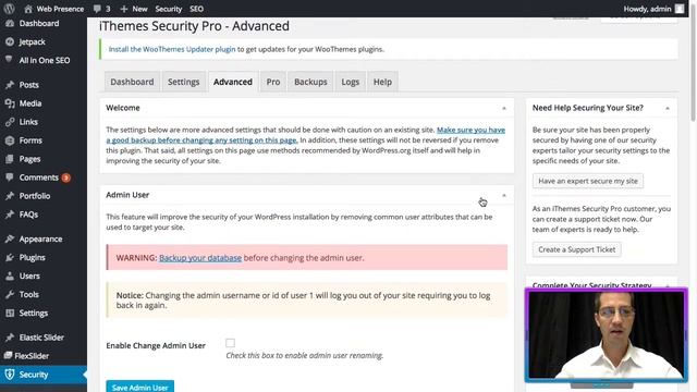 iThemes Security Remove the Default Admin User? смотреть онлайн
