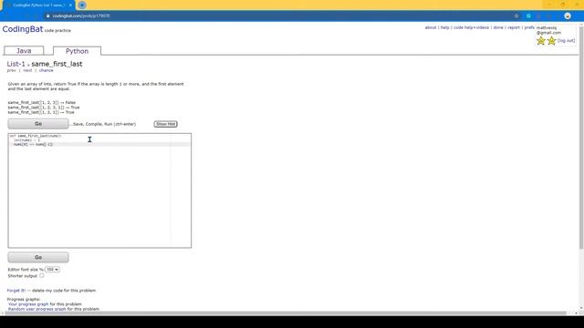 Python Coding Bat Practice - Lists Part 1 смотреть онлайн