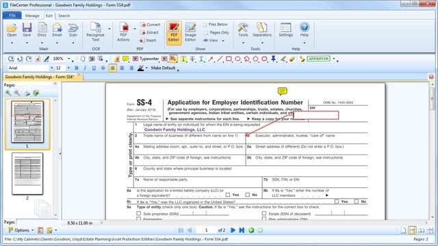 FileCenter's Powerful PDF Editor смотреть онлайн