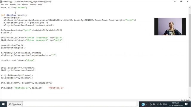 Python Lecture73(Button Event, Event FocusIN, Focus Out) смотреть онлайн