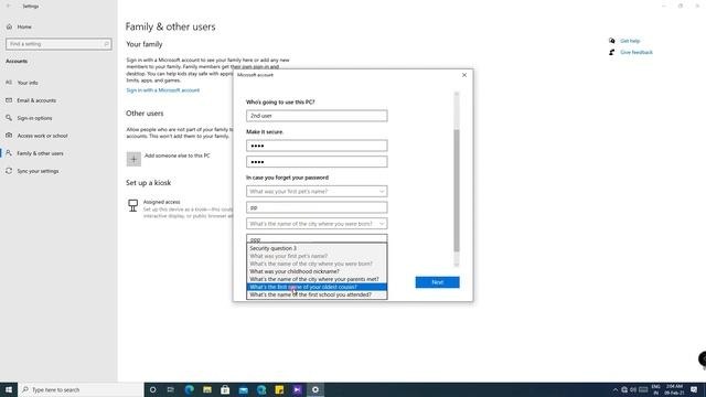 How to Create a New User Account on Windows 10 || How to create a Guest User Account W10 смотреть онлайн