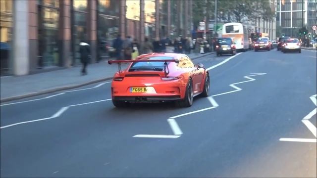 Porsche 991 GT3 RS: all colours, Start-ups and revs! смотреть онлайн