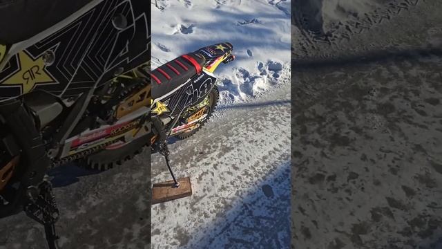 холодный запуск DRZ 400SM' 05  года