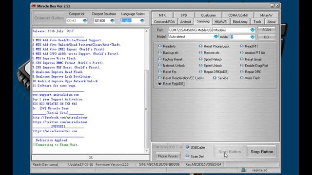 How To Reset FRP On Samsung Phone In ADB Mode With Miracle Box смотреть онлайн