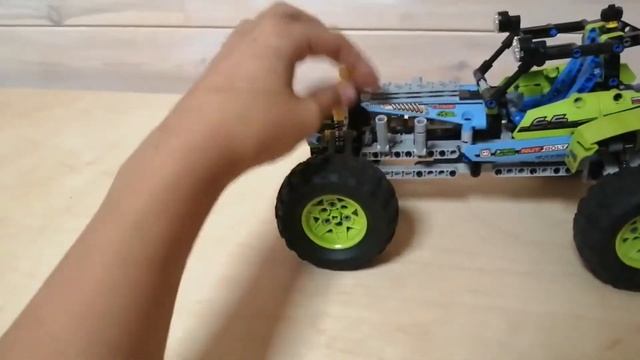 лего техник 42037 formula off-roader обзор деталей А и B моделей. смотреть онлайн