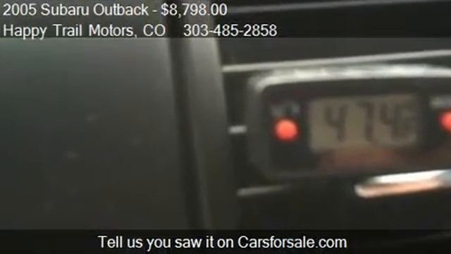 2005 Subaru Outback 2.5i Limited Wagon - for sale in Longmon смотреть онлайн
