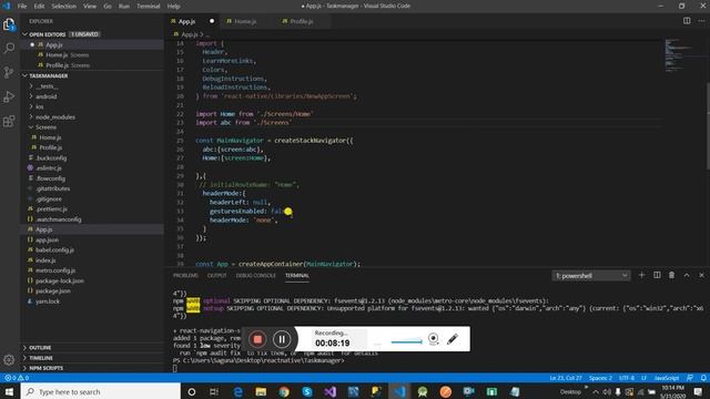 React native navigation смотреть онлайн