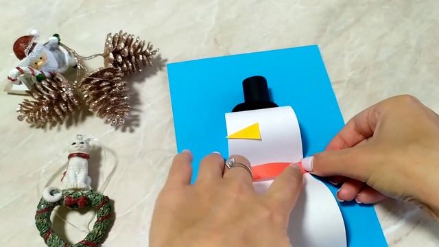Открытка на новый год.Год быка. Подарки на Новый год.
