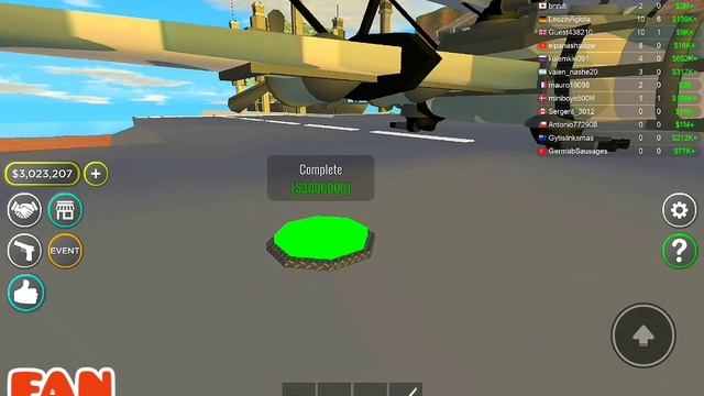 Купил военный самолёт в Military Tycoon Roblox смотреть онлайн
