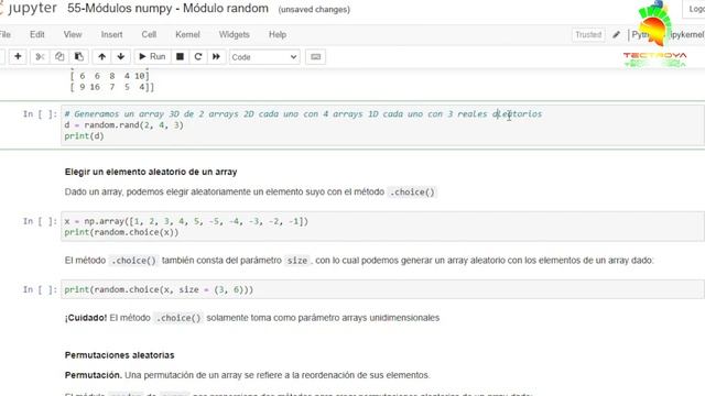 Python de Cero a Experto - Módulos numpy - Módulo random - Video 55 смотреть онлайн