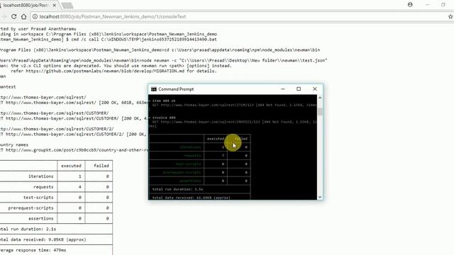 Postman Newman Integration with Jenkins смотреть онлайн