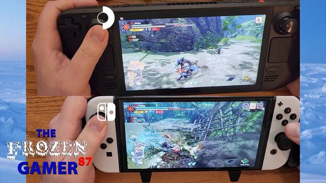 Steam Deck OLED vs Nintendo Switch OLED - Monster Hunter Rise смотреть онлайн