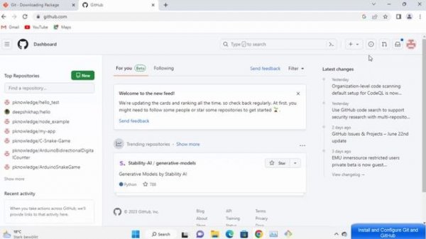 How to Install and Configure Git and GitHub on Windows 11 (2023)